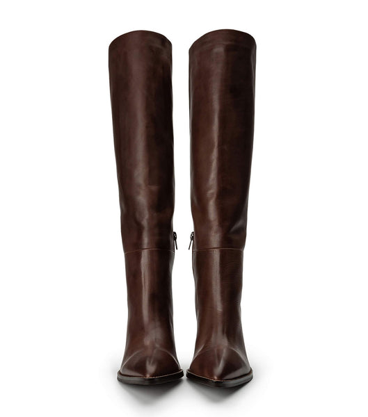 Tony Bianco Skyla Choc Como 9cm Stiefel mit Absatz Schokolade | PCHQX66902