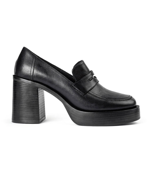 Tony Bianco Taranto Black Como 9cm Plateauschuhe Schwarz | BCHSO38596