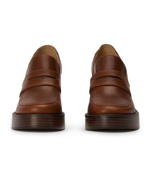 Tony Bianco Taranto Cognac 9cm Loafers Braun | YCHVQ39345