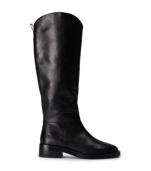 Tony Bianco Tyler Black Como 4cm Halbhohe Stiefel Schwarz | QCHWA76670