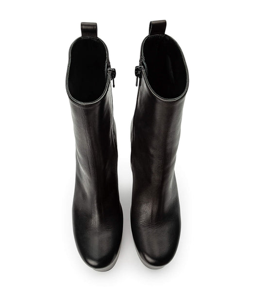 Tony Bianco Tyra Black Como 12cm Stiefeletten Schwarz | CHJVR40948