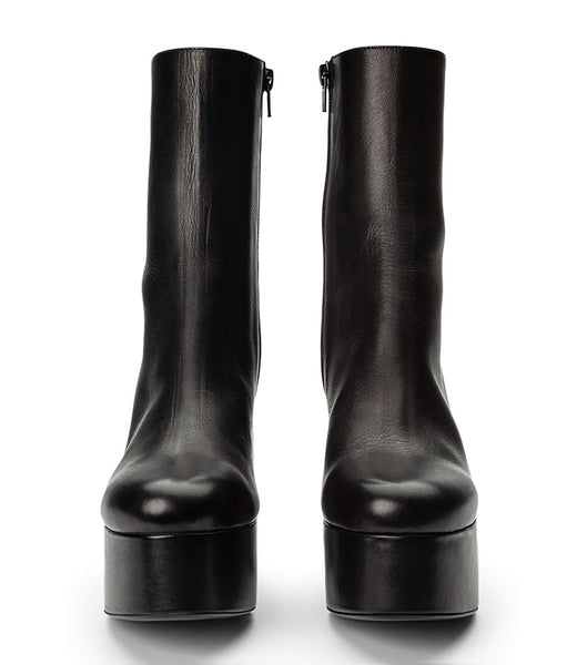 Tony Bianco Tyra Black Como 12cm Stiefel mit Absatz Schwarz | DCHVO87590