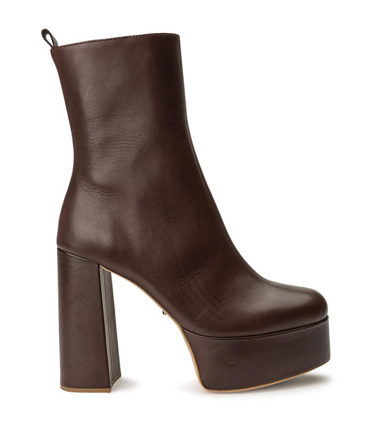 Tony Bianco Tyra Choc Como 12cm Plateau Stiefel Schokolade | PCHER91991