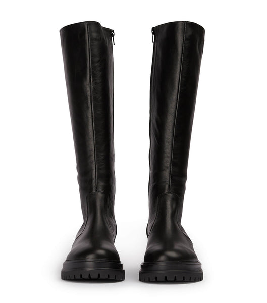 Tony Bianco Wanda Black Venice 4.5cm Kampfstiefel Schwarz | LCHTR49080