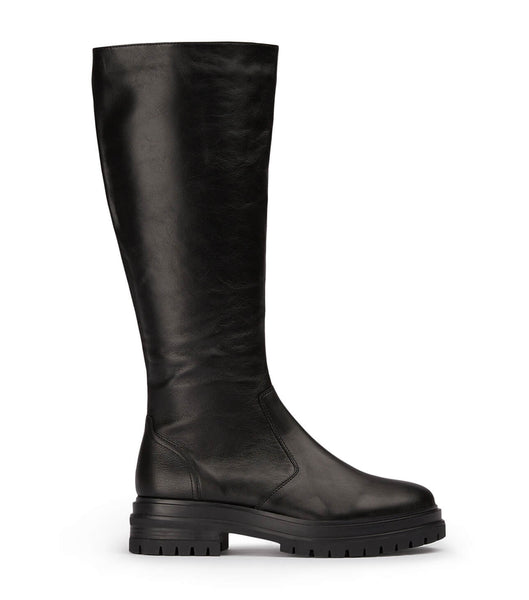 Tony Bianco Wanda Black Venice 4.5cm Kampfstiefel Schwarz | LCHTR49080