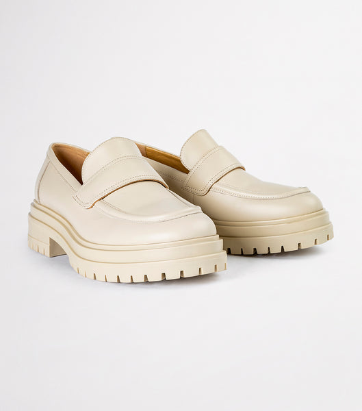 Tony Bianco Wiz Vanilla Capretto 4.5cm Loafers Hellgelb | CHNEJ53655