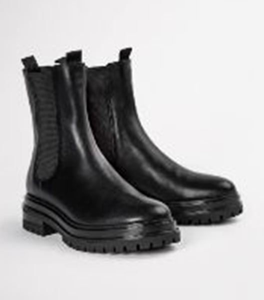 Tony Bianco Wolfe Black Como 4.5cm Kampfstiefel Schwarz | ZCHNQ57017