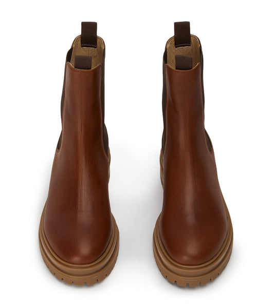 Tony Bianco Wolfe Cognac 4.5cm Kampfstiefel Braun | CHEAH92415