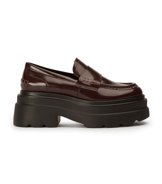 Tony Bianco Zomp Vino Hi Shine 7.5cm Loafers Schokolade | CHCVG55875