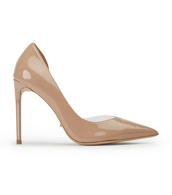 Tony Bianco Adore Coco Lack/Clear Vinylite 10.5cm Court Schuhe Beige | CHEGJ24539