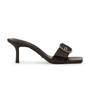 Tony Bianco Amy Black Nappa 6.5cm Event-Heels Schwarz | QCHUV35631