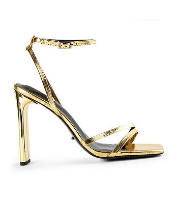 Tony Bianco Fiance Gold Foil 11cm Brautabsätze Gold | ACHDF13190