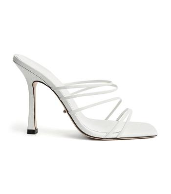 Tony Bianco Foxie White Kid 10.5cm Stöckelschuhe Weiß | CHXMI29295