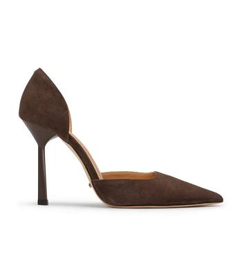 Tony Bianco Gala Espresso Wildleder 10cm Event-Heels Schokolade | XCHGW92854