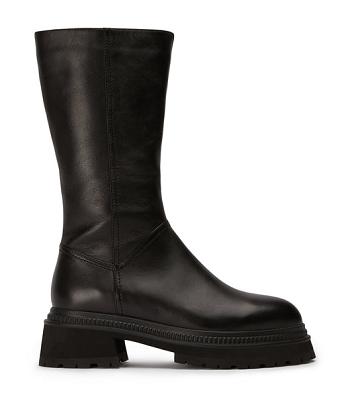 Tony Bianco Hahn Black Como 5.5cm Kniehohe Stiefel Schwarz | CHICD19396