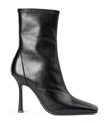 Tony Bianco Halsey Black Como 10.5cm Stiletto-Stiefel Schwarz | CHJZR11117