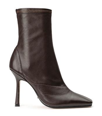 Tony Bianco Halsey Chocolate Nappa 10.5cm Stiefel mit Absatz Schokolade | CHXBR91210