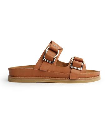 Tony Bianco Hunter Tan Como 3.5cm Sandalen Braun | CHJKU84533