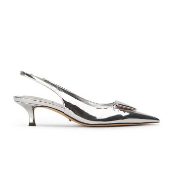 Tony Bianco Kimmy Silver Shine 4.5cm Event-Heels Silber | QCHWA81942