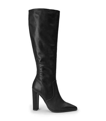 Tony Bianco Lucille Black Venice 10.3cm Halbhohe Stiefel Schwarz | CHCVG12723