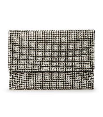 Tony Bianco Maddox Clear Crystal Clutch Accessoires Silber | LCHTR54151