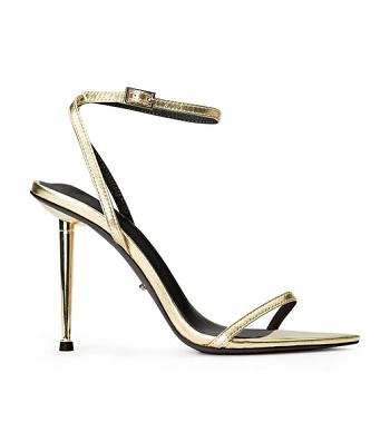 Tony Bianco Myra Gold Nappa Metallic 10.5cm Stöckelschuhe Gold Metal | CHCIF48502