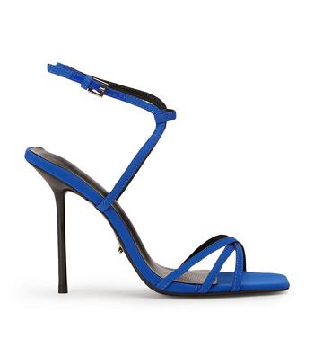 Tony Bianco Nomad Azure Crepe 10.5cm Event-Heels Azurblau | DCHKV44054