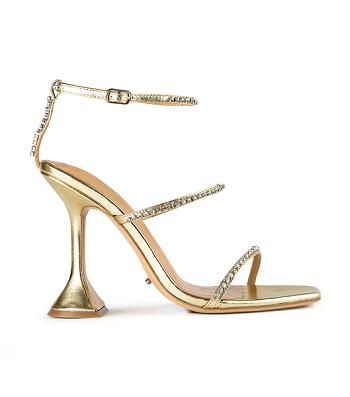 Tony Bianco Skye Gold Nappa Metallic 10.5cm Brautabsätze Gold Metal | CHQAV78112