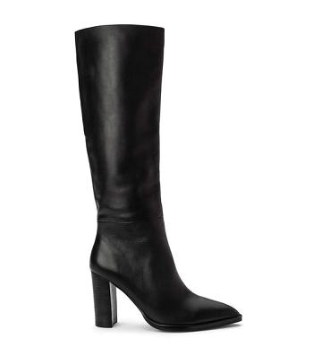 Tony Bianco Skyla Black Como 9cm Kniehohe Stiefel Schwarz | ZCHNQ95136