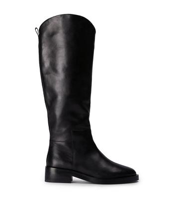 Tony Bianco Tyler Black Como 4cm Kniehohe Stiefel Schwarz | CHXMI15346