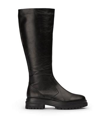 Tony Bianco Wanda Black Venice 4.5cm Kniehohe Stiefel Schwarz | CHICD79947